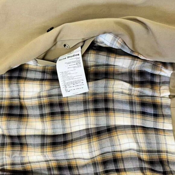 NWOT ！Acne Studios Oriso double-breasted twill jacket - Picture 14 of 14